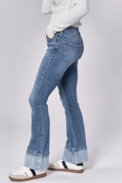 Jaxtyn Midrise Bootcut with Faded Hem