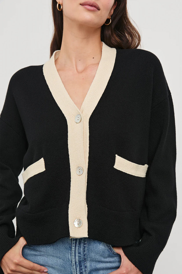 Geneva Contrast Cardigan