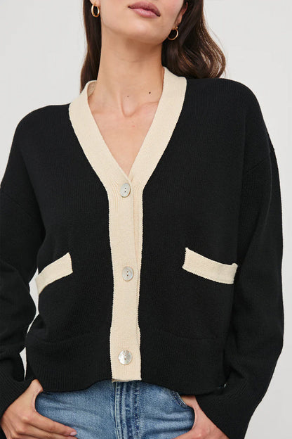 Geneva Contrast Cardigan