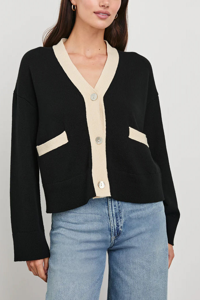 Geneva Contrast Cardigan