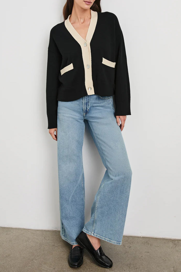Geneva Contrast Cardigan