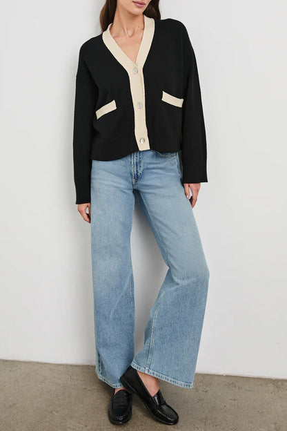 Geneva Contrast Cardigan
