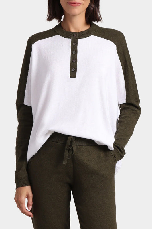 Colorblock Oversize Henley