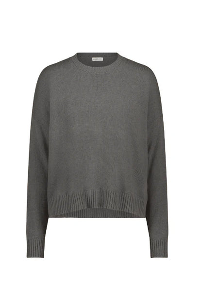 Cotton Cashmere Boxy Crew Sweater