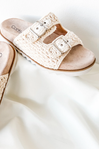 Corkys Natural Dash Sandals