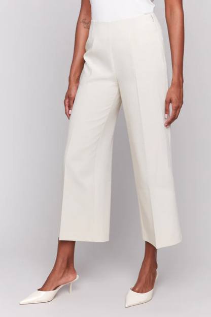 Cropped Wide Leg Pants
