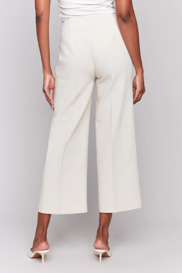 Cropped Wide Leg Pants