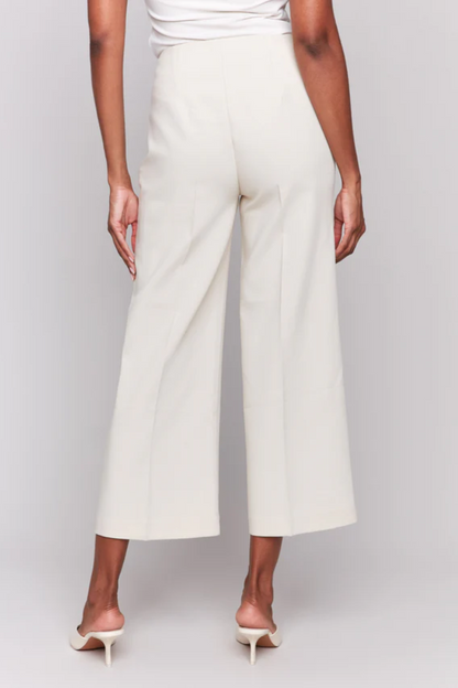 Cropped Wide Leg Pants