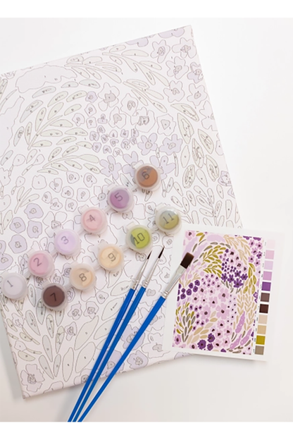 Floral Paint by Numbers Kit