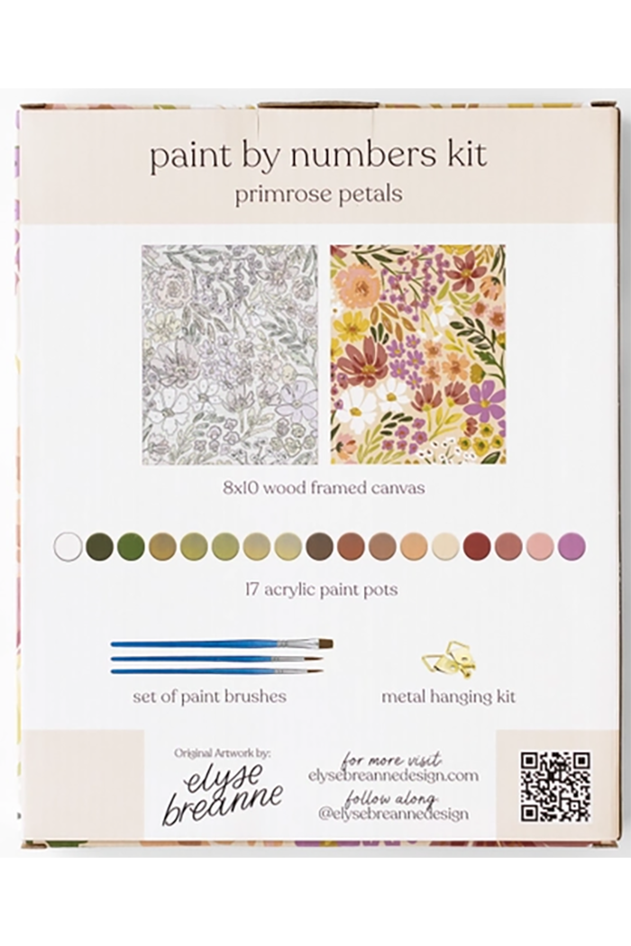 Floral Paint by Numbers Kit