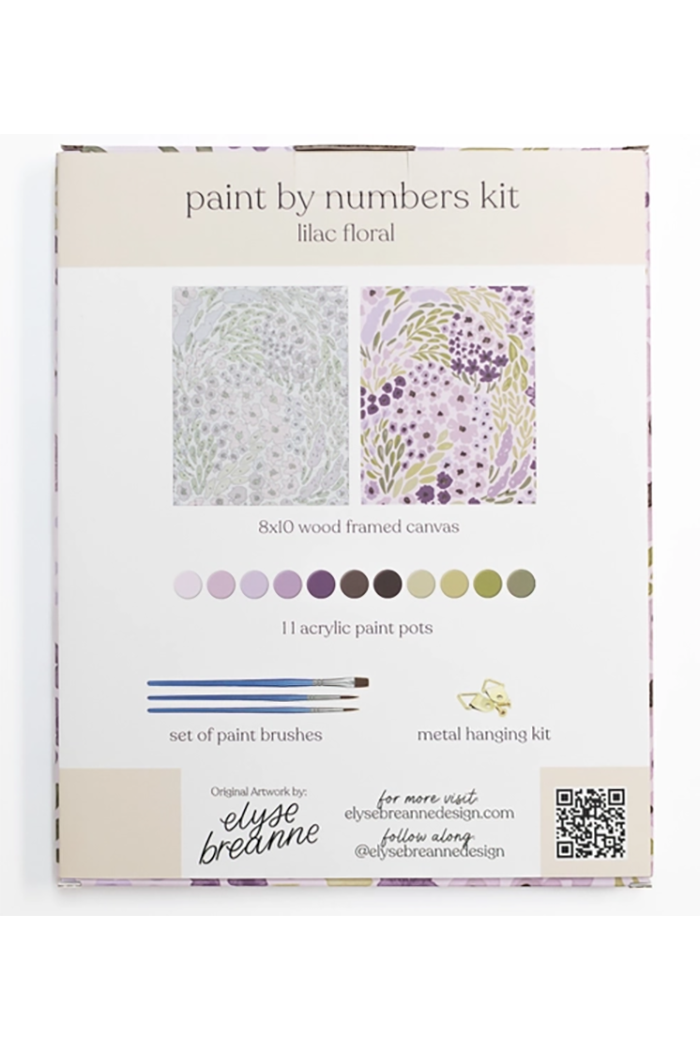 Floral Paint by Numbers Kit