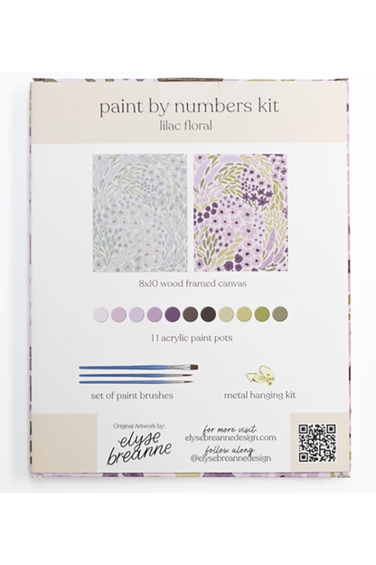 Floral Paint by Numbers Kit