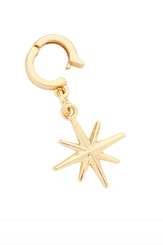 Bright Star Gold Charm