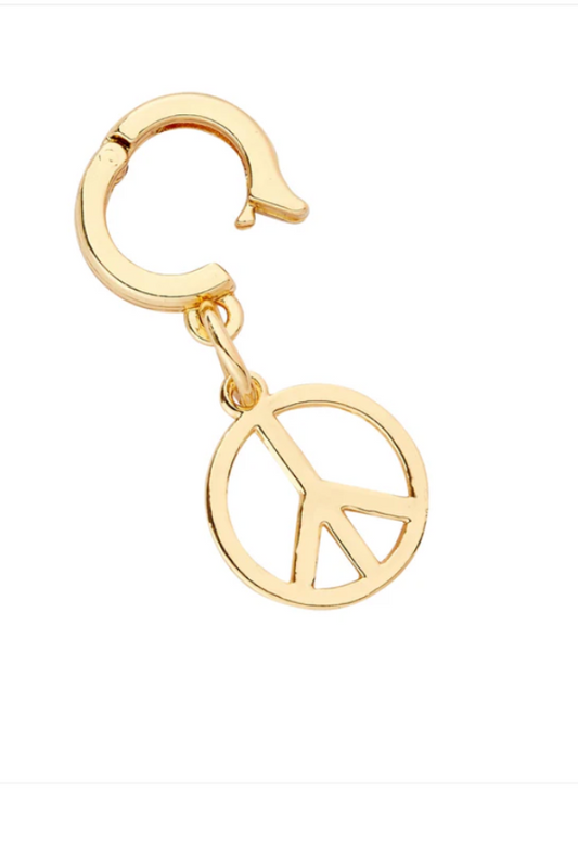 Peace Gold Charm