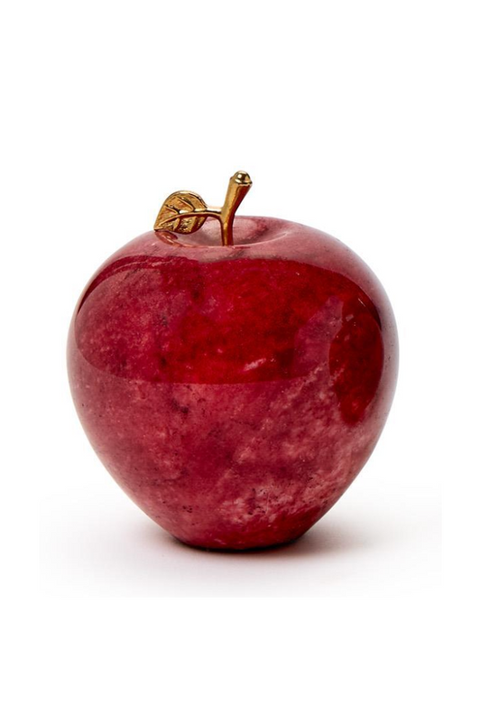 MARBLE APPLE PAPERWEIGHT