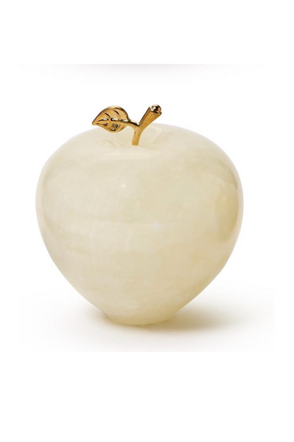 MARBLE APPLE PAPERWEIGHT