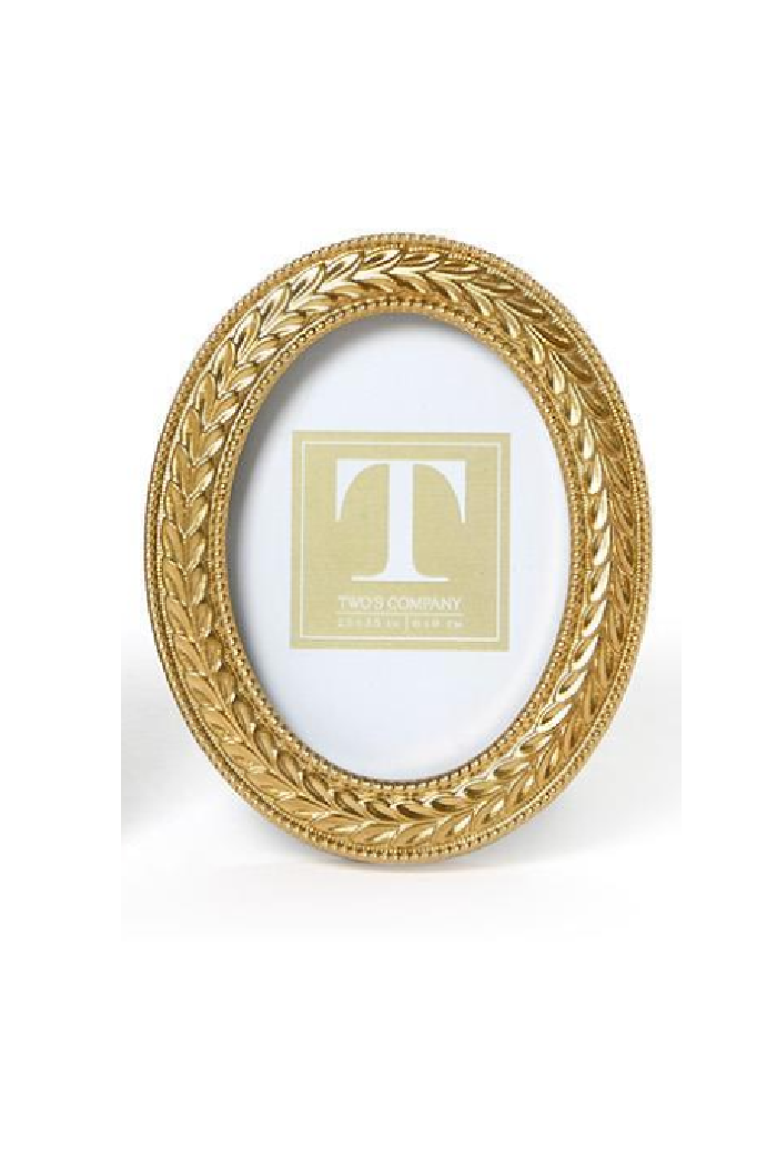 LAUREL WREATH GOLD PHOTO FRAME