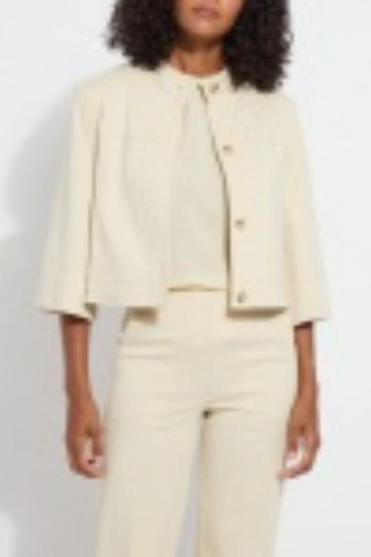 Crop Twill Jacket