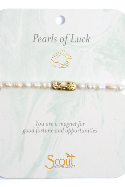 Pearl Affirmation Bracelet