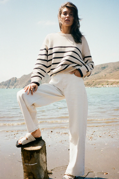 Boyfriend Stripe Sweater