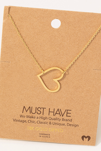 Heart Dangle Necklace