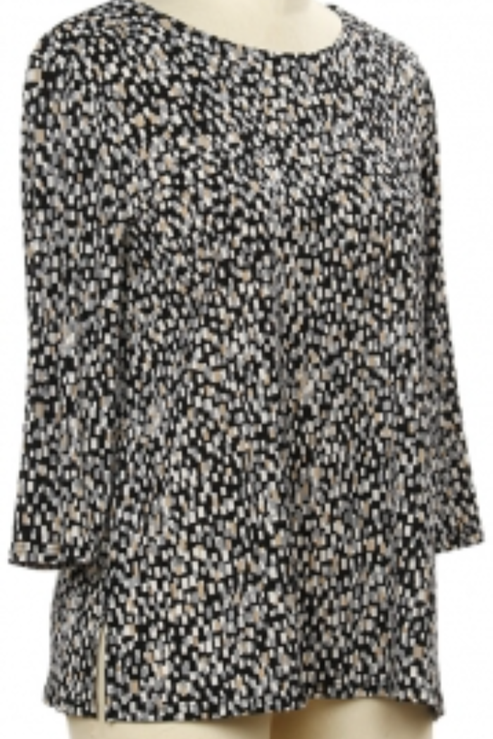 3/4 Sleeve Natalie Print Top