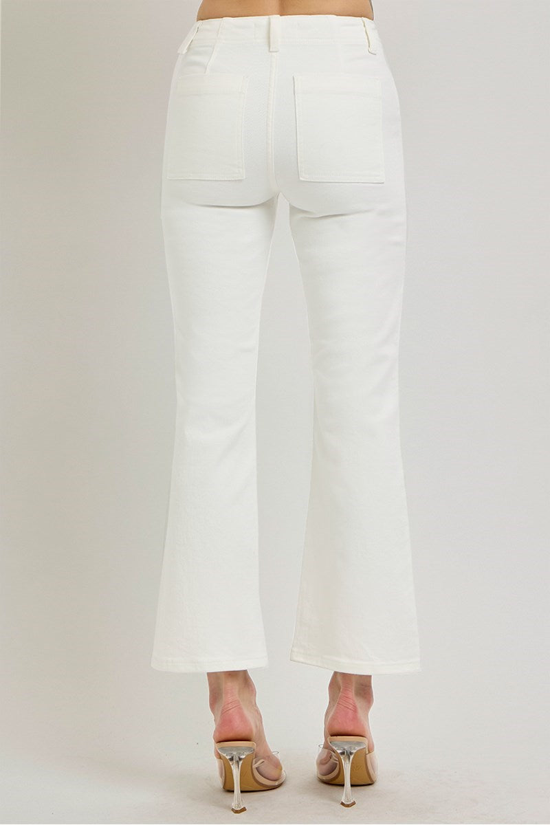 Snow White Kick Flare Jeans