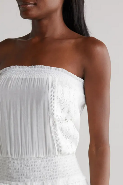 Strapless Crochet Maxi