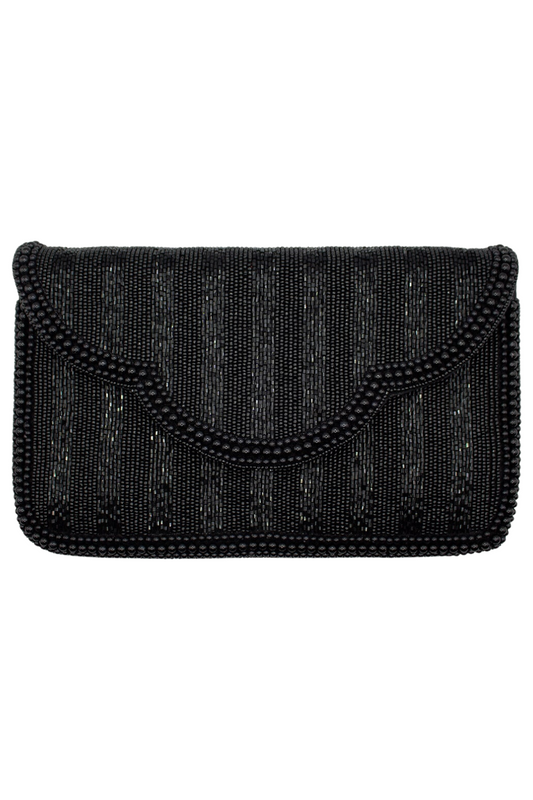 Scallop Beaded Clutch