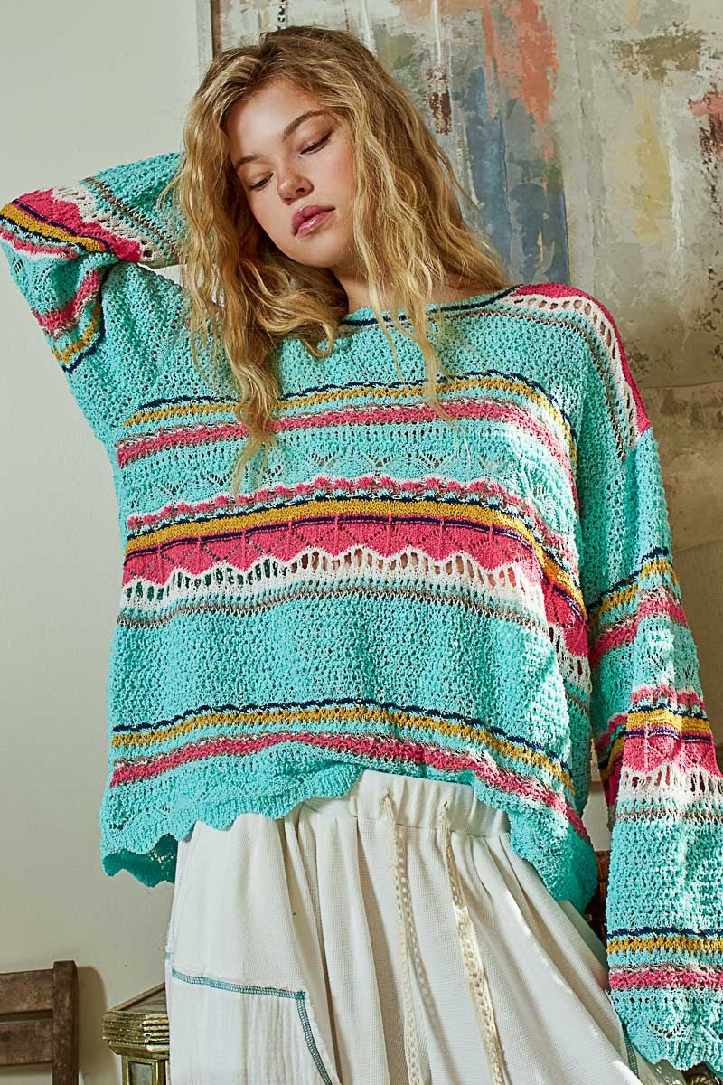 Multi Stripe Sweater