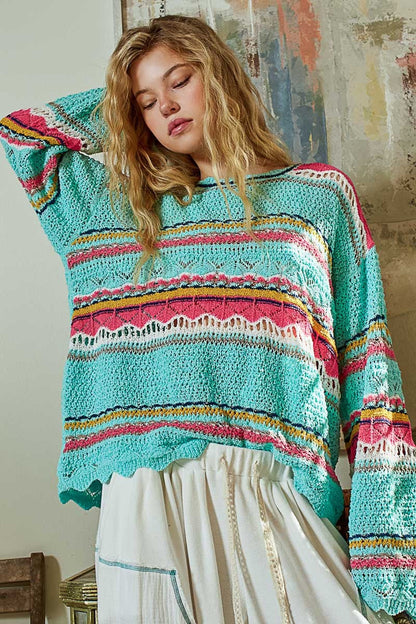 Multi Stripe Sweater
