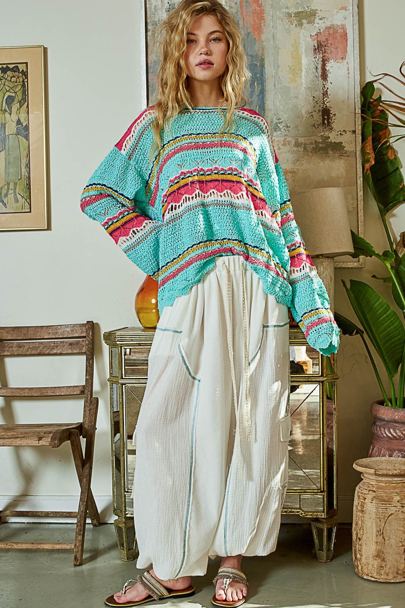 Multi Stripe Sweater