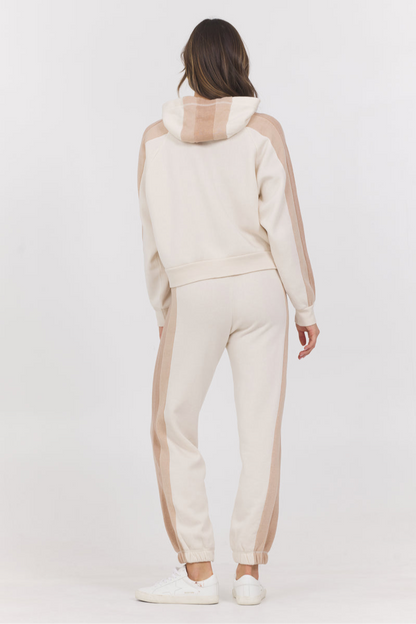 Color Block Fleece Jogger Set