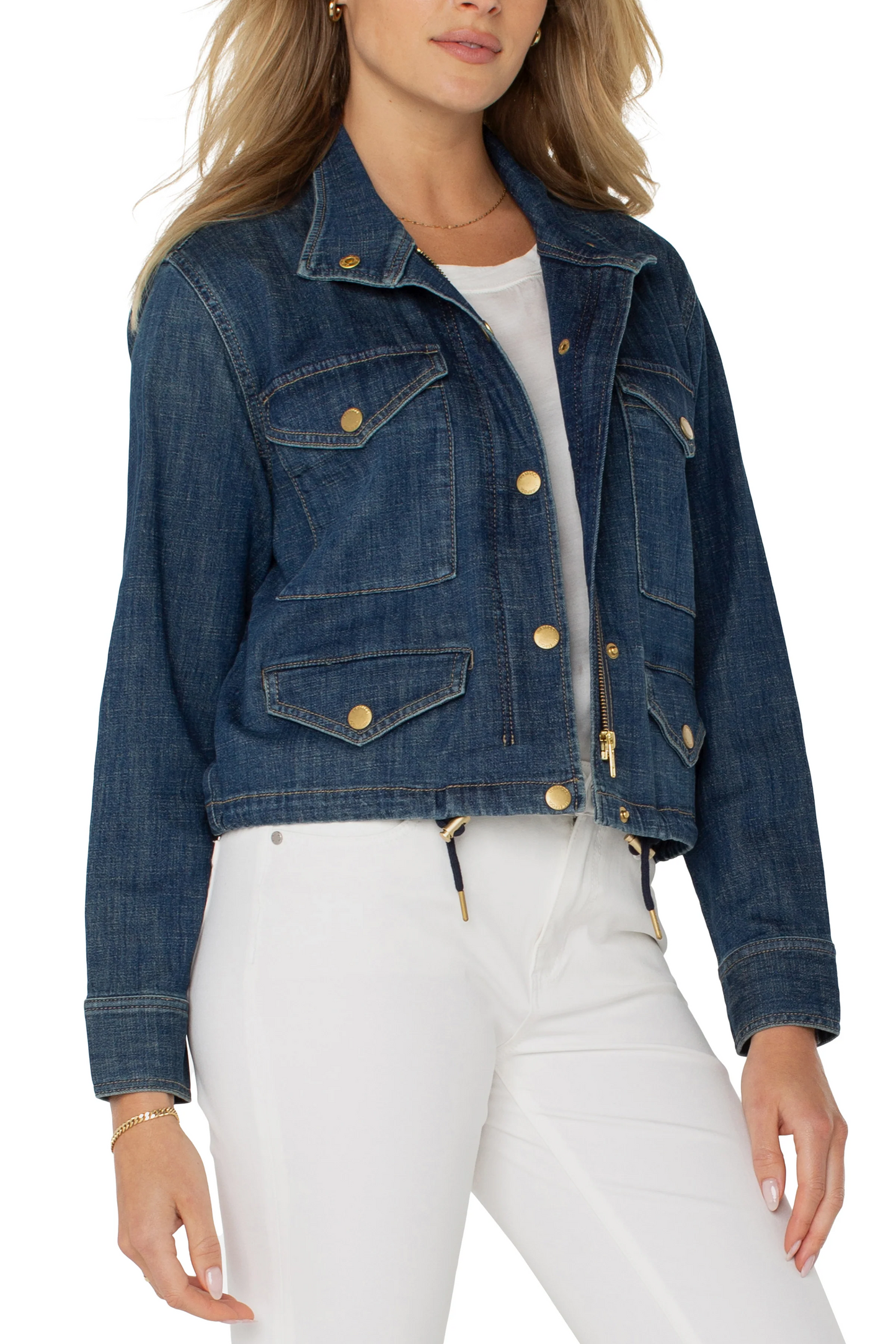cropped cargo jacket