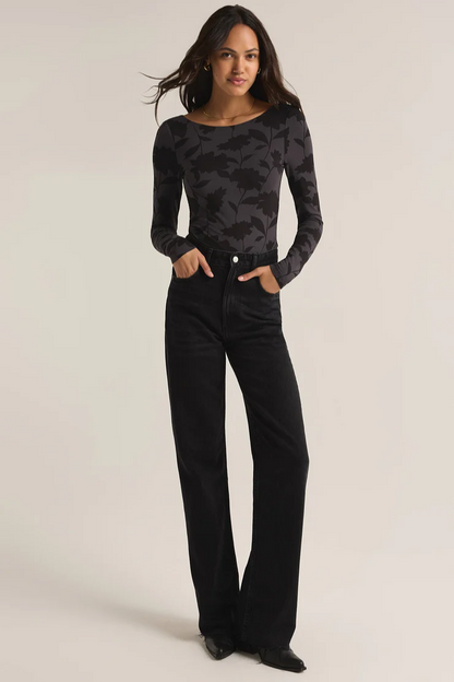 Baela Shadow Floral Bodysuit