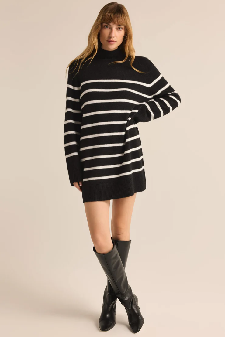 Fin Stripe Sweater Dress