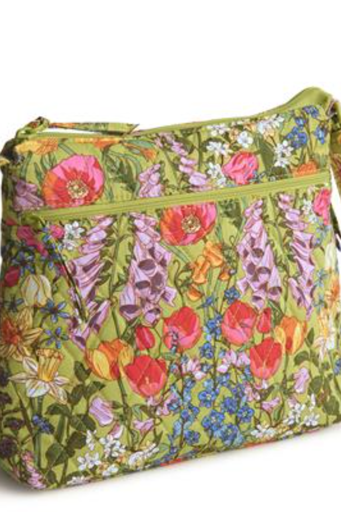 Vera Bradley Meadow Bouquet Zip Hipster