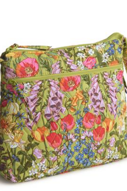 Vera Bradley Meadow Bouquet Zip Hipster