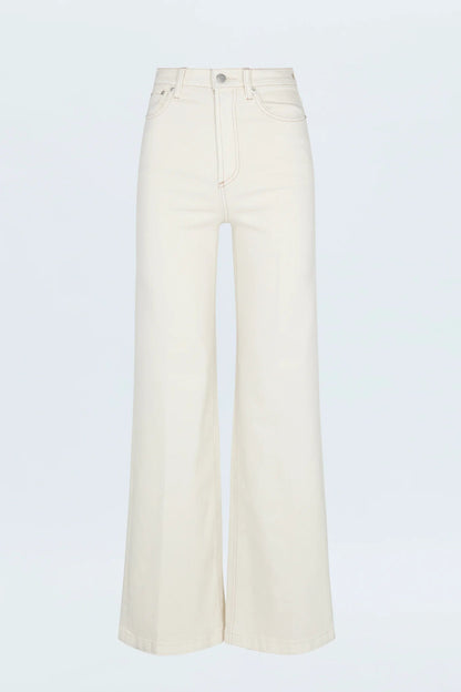 Lana High Rise Ultra Wide Leg- Ecru