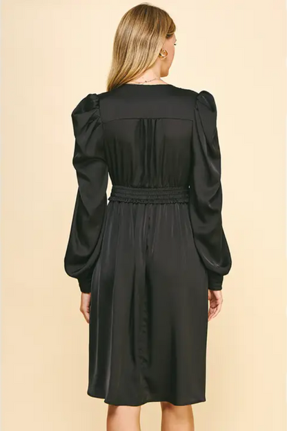 Satin Midi Dress