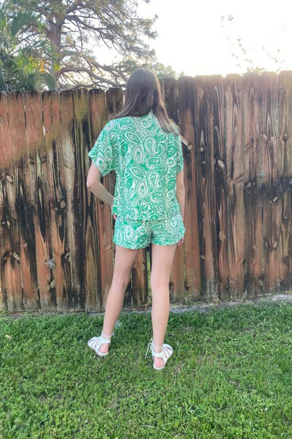 Verdent Paisley Button Down