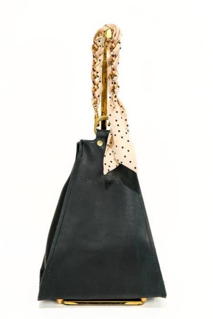 Leather Bucket Bag, Medium Size - the Millie
