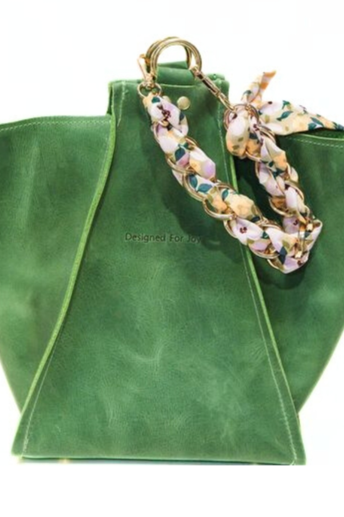 Leather Bucket Bag, Medium Size - the Millie