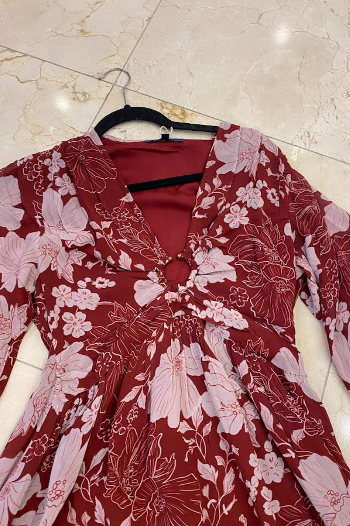 SUSAN LONG SLEEVE MAXI DRESS