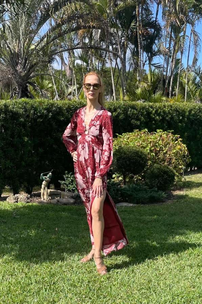 SUSAN LONG SLEEVE MAXI DRESS