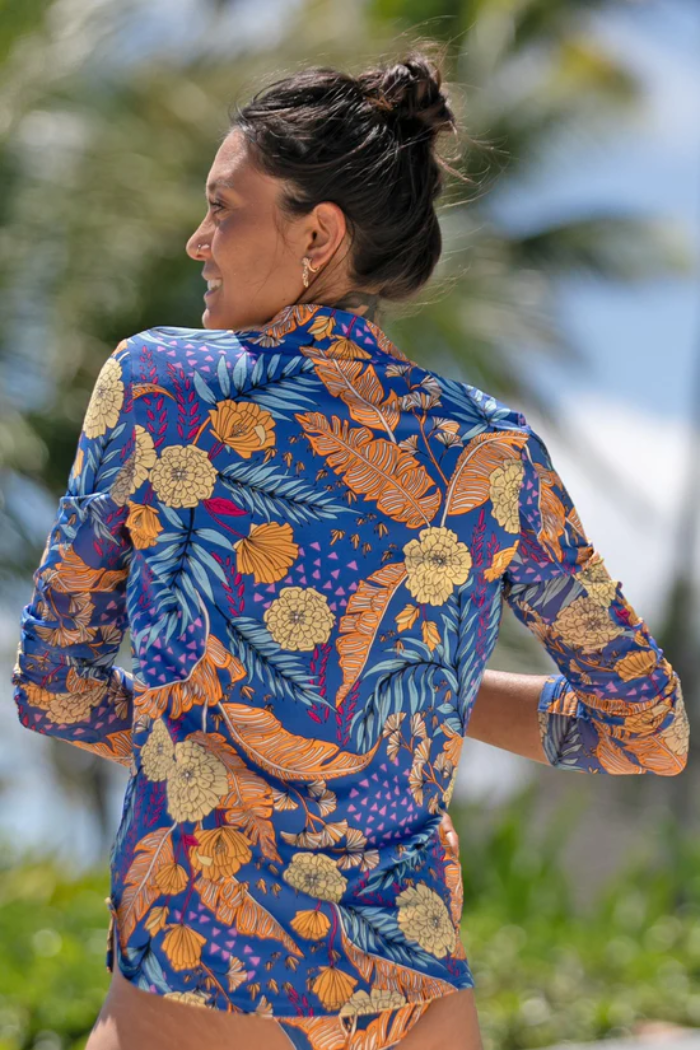 Morocco Performance Long Sleeve Top With Quarter Zip