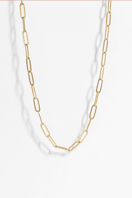 Charm Bar Paperclip Necklace