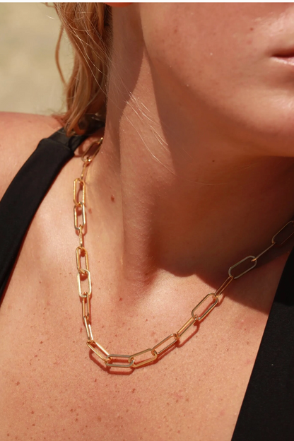 Charm Bar Paperclip Necklace