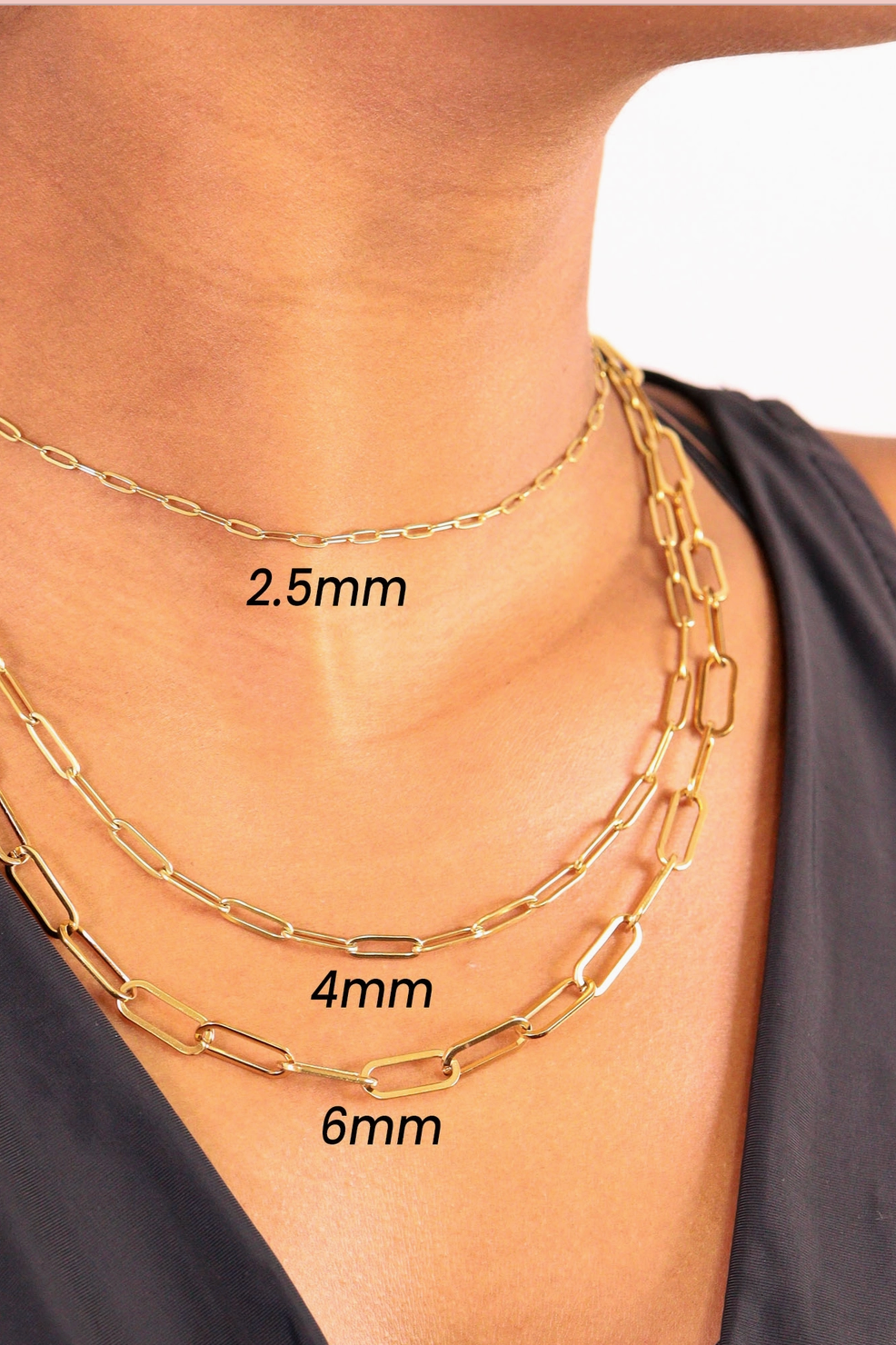 Charm Bar Paperclip Necklace