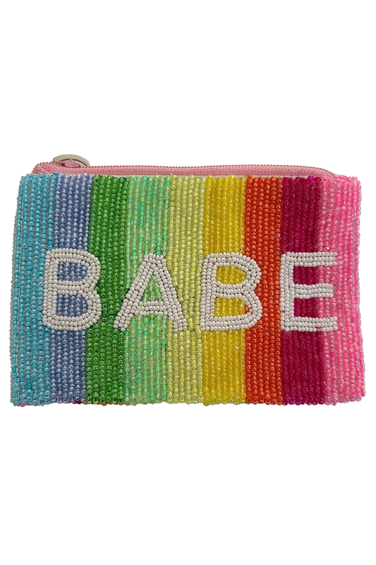 Babe Beaded Coin Purse
